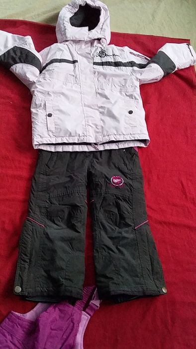 Костюм лижний дитячий для дівчинки мембрана рожевий-alive-86/92;98/104