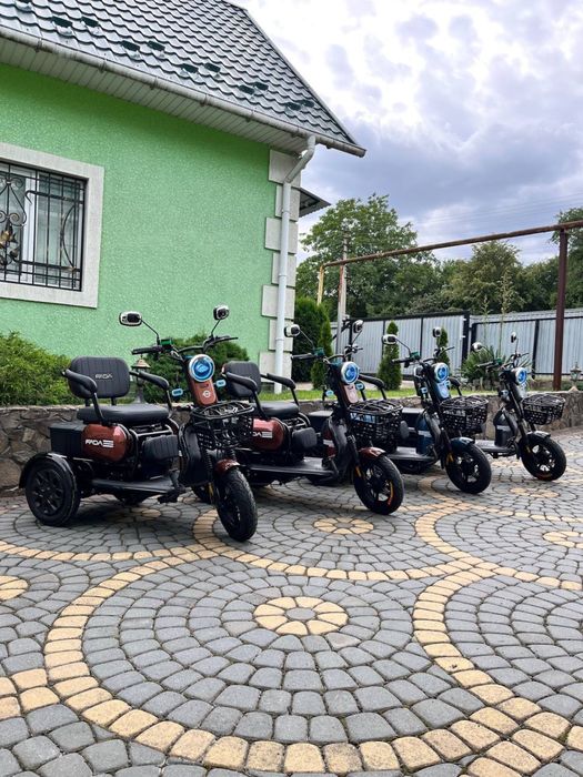 електро трайк тРИЦИКЛ скутер на три колеса fada Oldi 1000w Доставка