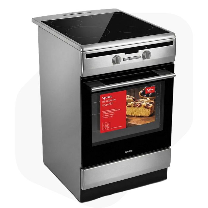 Kuchnia indukcyjna Amica 57IE2.325HTaD(Xx) 50cm INOX OUTLET 2BH1