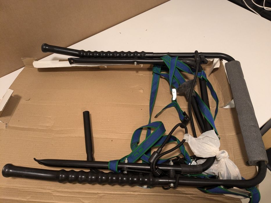 Porta-bicicletas traseiro para automóvel, até 3 bicicletas