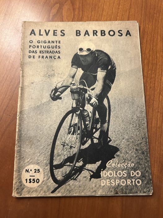 Alves Barbosa e Pedro Polainas ciclismo 1956 Idolos do Desporto