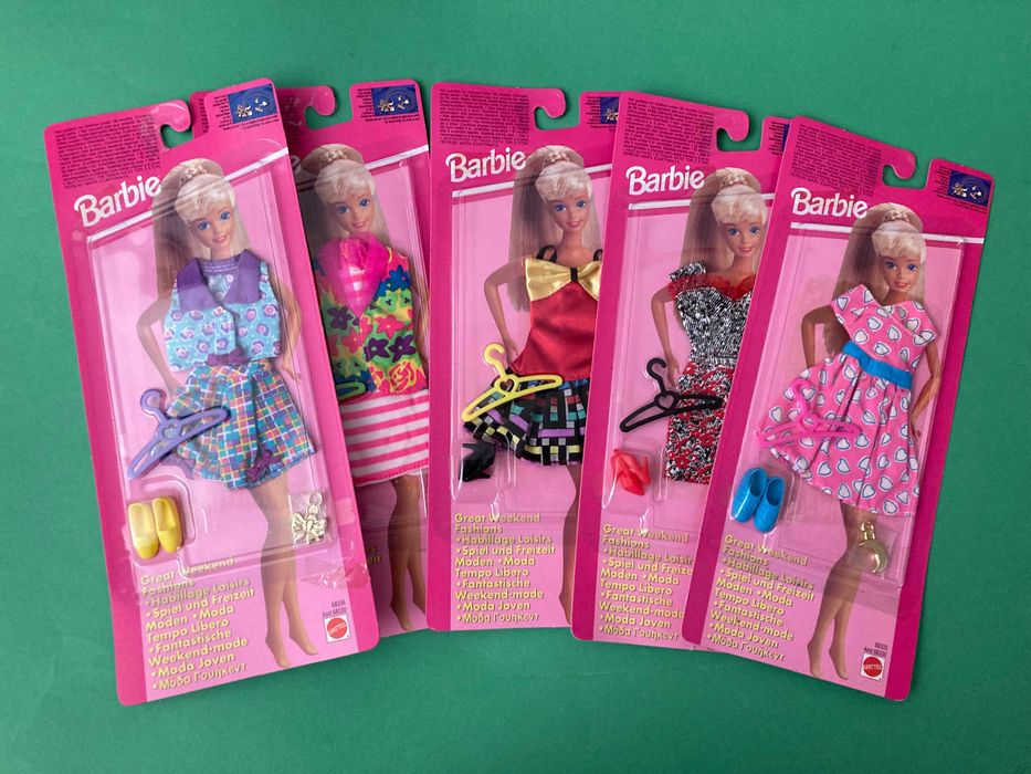 Conjuntos Roupa Barbie Great Weekend Fashions Mattel Anos 90