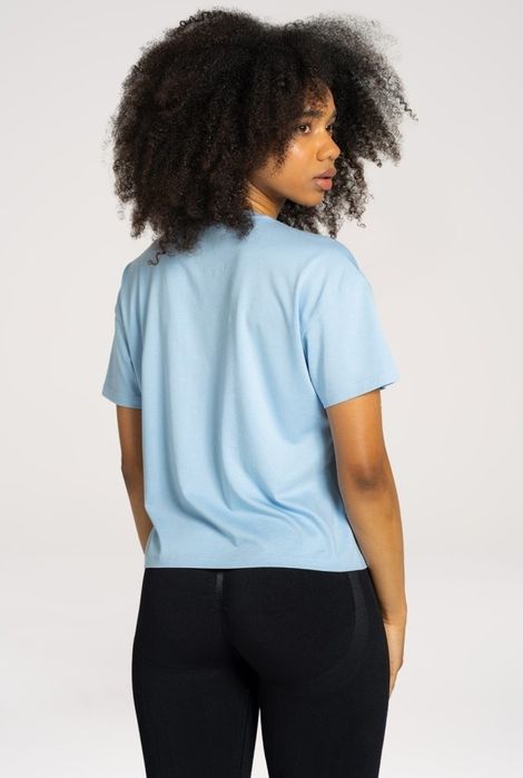 Gym Glamour T-shirt Classic Blue z krótkim rękawem 38 M