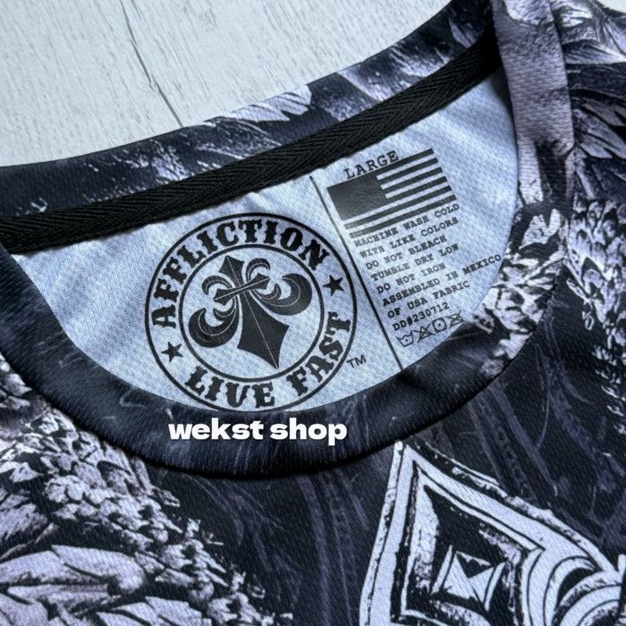 НОВА футболка AFFLICTION sk8 y2k affliction type  mma