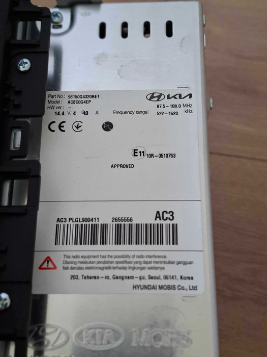Radio fabryczne bluetooth Hyundai i30 III (lift)