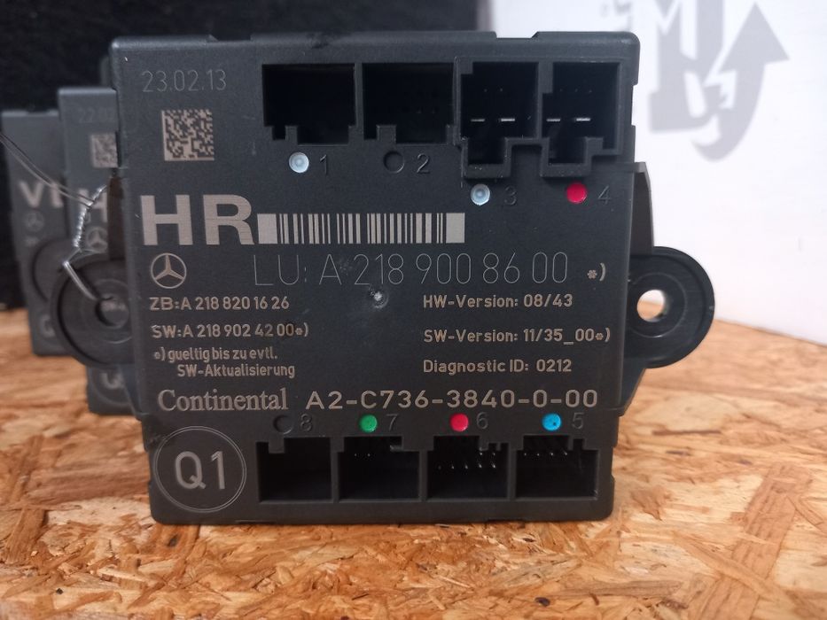 Módulo eletrónico porta Mercedes Classe E W212