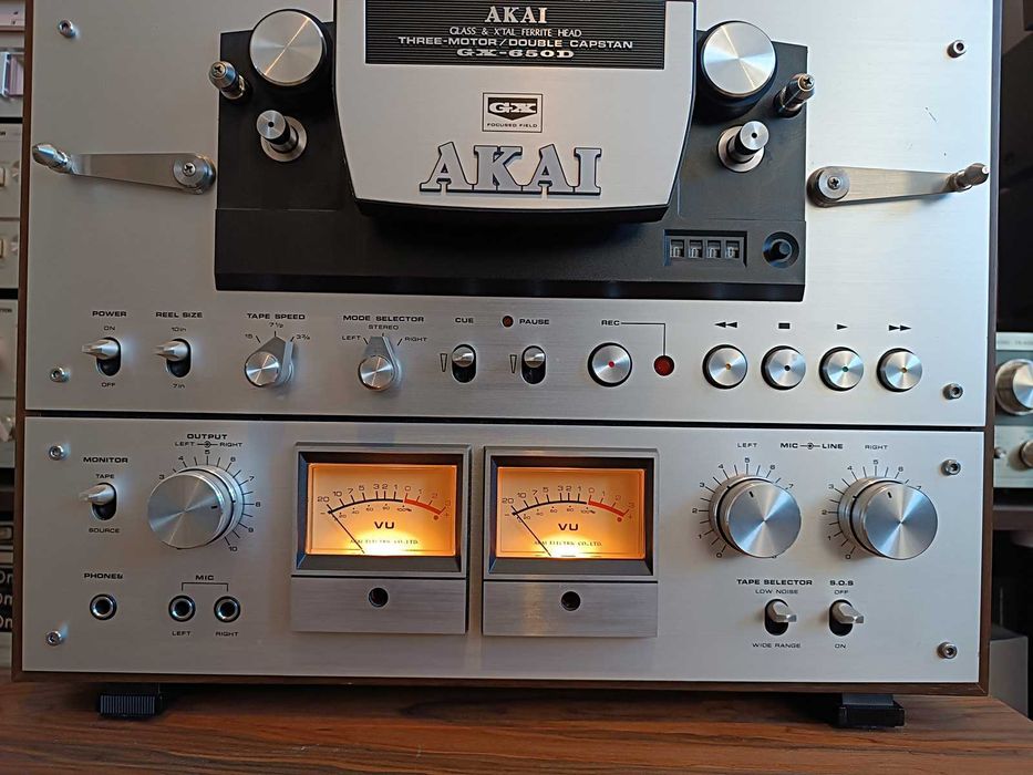 Profesjonalny Magnetofon Szpulowy Vintage - Akai GX 650d - Piękny Stan