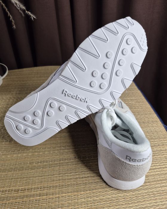 Оригінал 100% Чоловічі кроссівки Reebok Classic CI Nylon White/white/lgtgre(Розмір 45,5-30см)