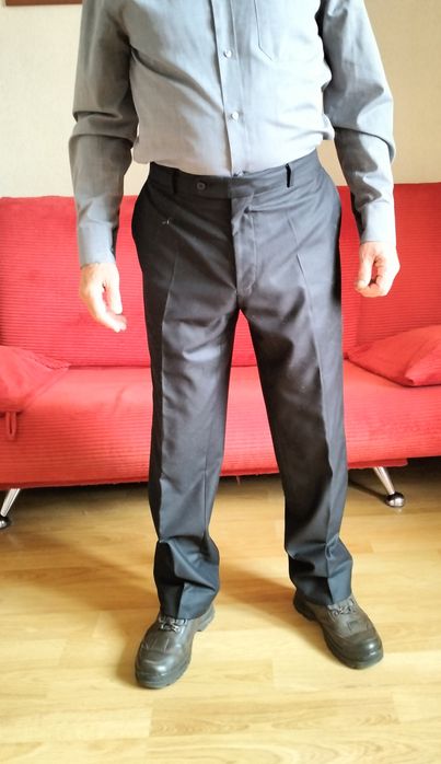 Новый итальянский черный классический мужской костюм 3ка с белой шелко