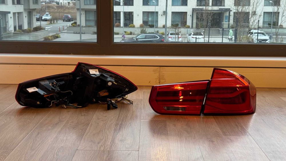 Задні фари стопи BMW F30/F80 (червоні/чорні) / Задние фонари стопы