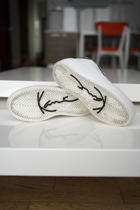 Снікерси Karl Kani білі шкіряні