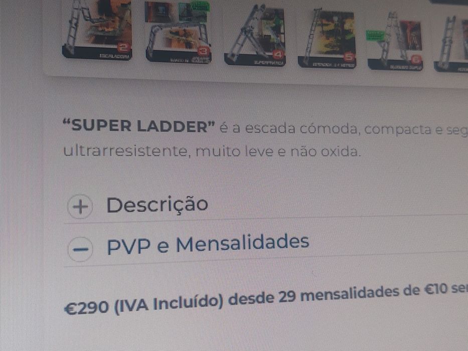 Escadote Super Ladder - 8 em 1 (Galeria.pt)