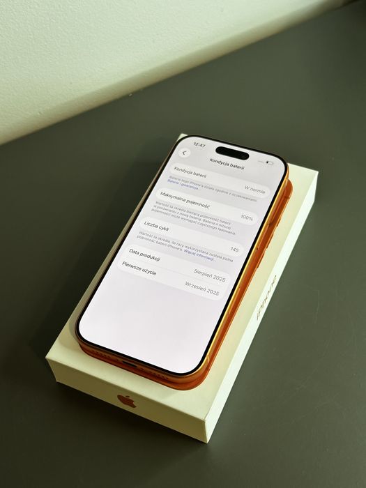 Iphone 17 pro 1tb 1000GB 100% Bateria Dowóz Gwarancja