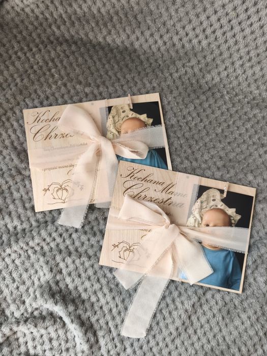 Podziękowanie dla Chrzestnych ze zdjęciem