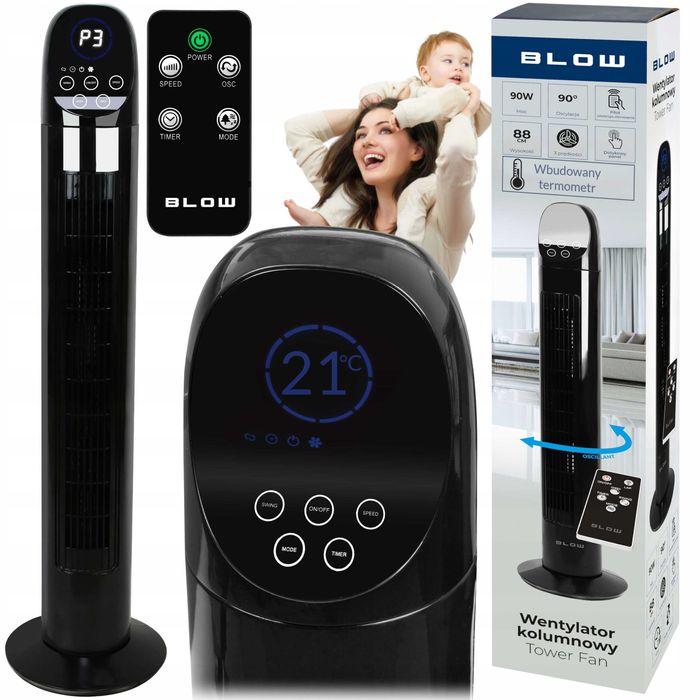 Вентилятор BLOW потужністю 90 Вт