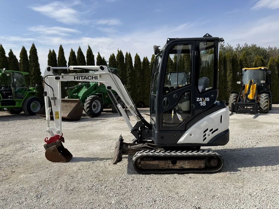 Hitachi ZX18 - 3 ZX 18 ZAXIS / TYLKO 2451 MTH! / Z NIEMIEC / PIĘKNA / ORYGINAŁ / 15 16 17 20 22 301.6 301.8 VIO PC KX 018 19C 16C 18-3  Minikoparka JCB Bobcat Kubota Yanmar Komatsu CAT