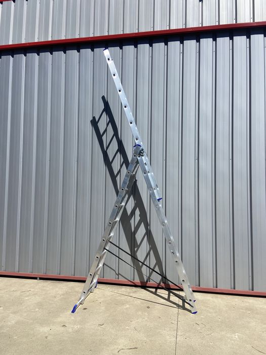 Escada 3x9 (5,25m esticada) NOVO com certeficados CE