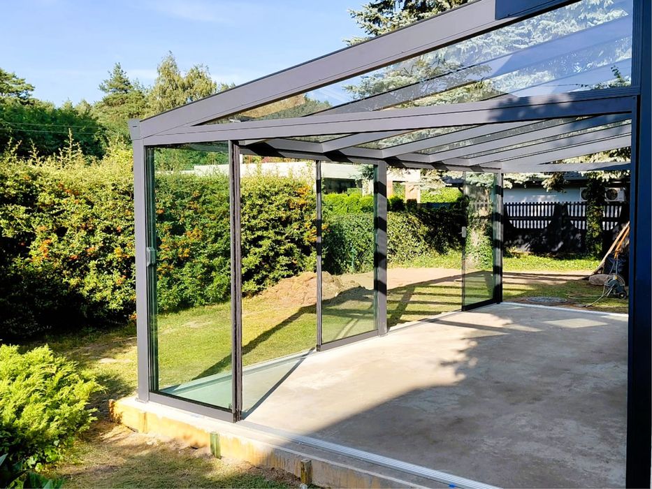 Zadaszenie tarasu weranda pergola konstrukcja aluminiowa super jakość
