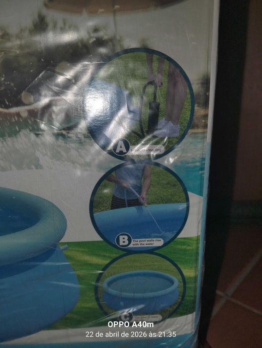 Piscina redonda avenli