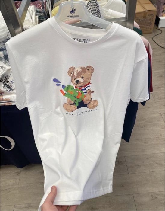 Футболка polo bear ralph lauren унісекс футболка з ведмедем, футболка