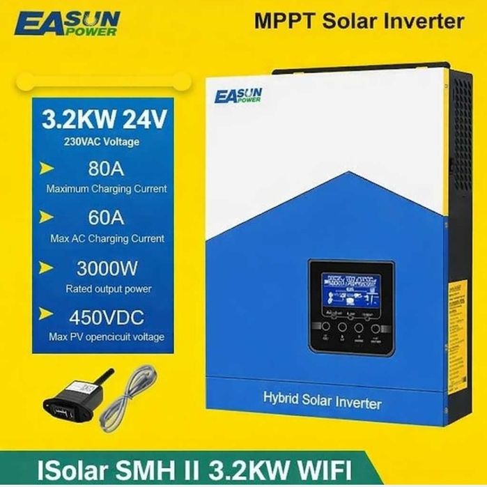 Гібридний інвертор EASUN POWER 3.2 кВт 24В