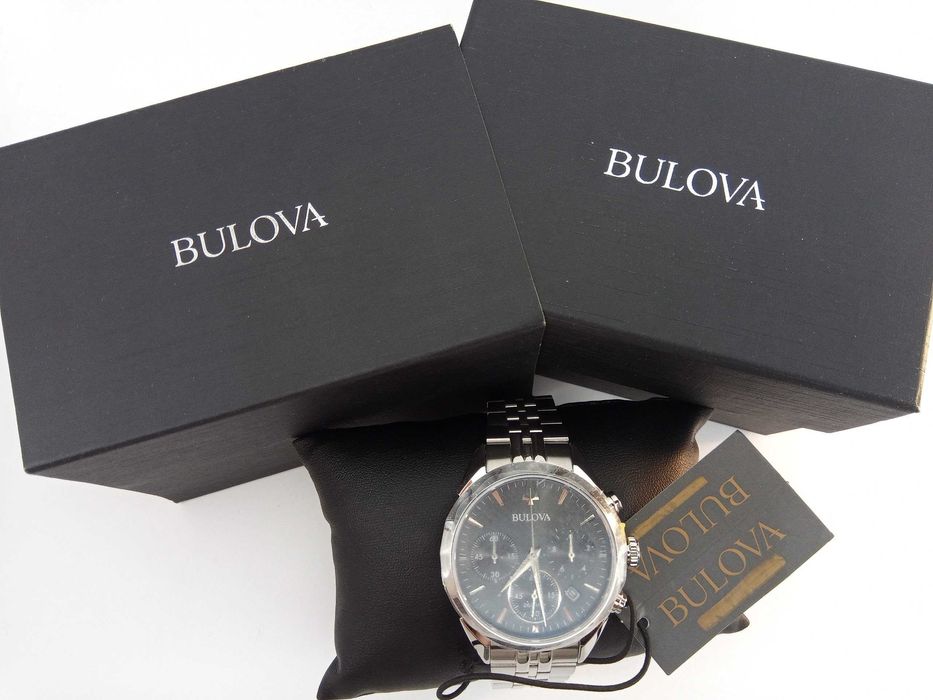 Часы Bulova 96B372 - одни из самых точных в мире с UHF 262 кГц, сапфир