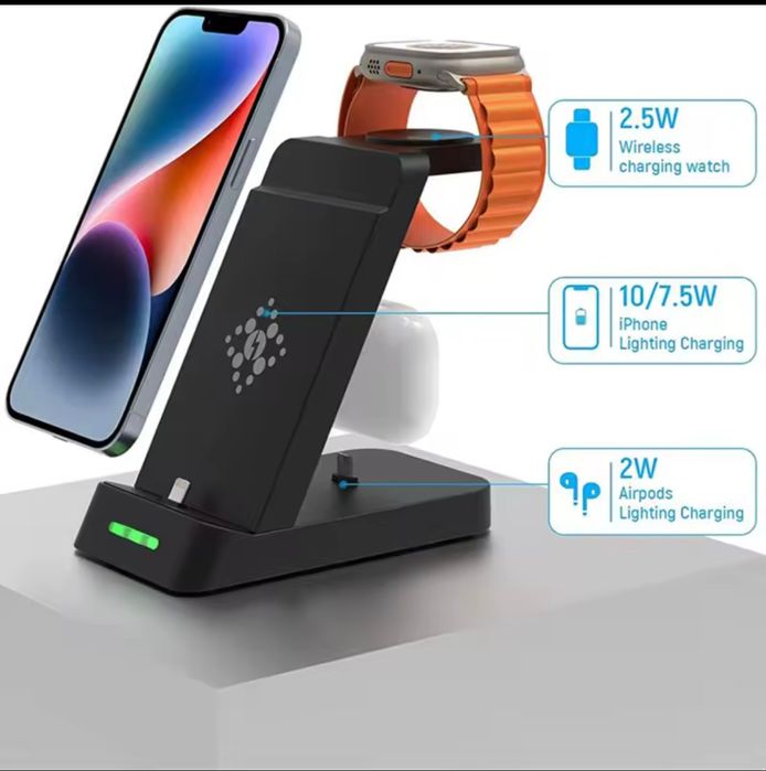 Carregador Dock 3 em 1 Apple