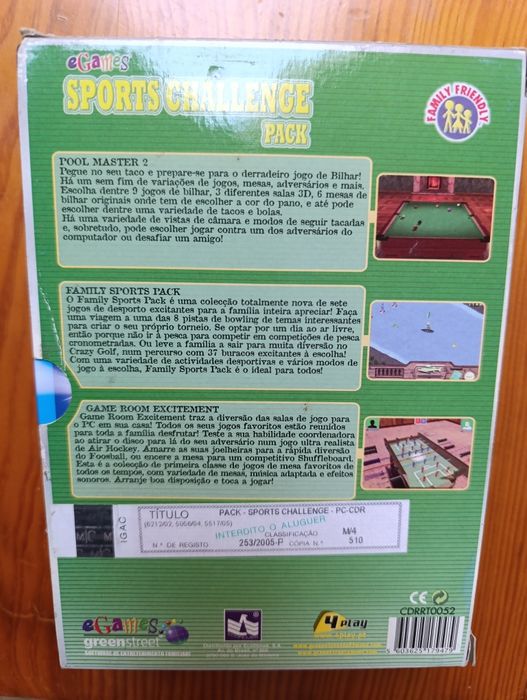 PC jogos sports challenge pool family game
