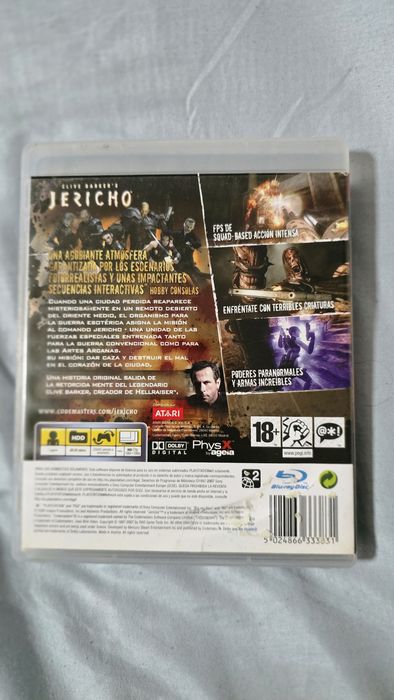 Jericho ps3 em ótimo estado.