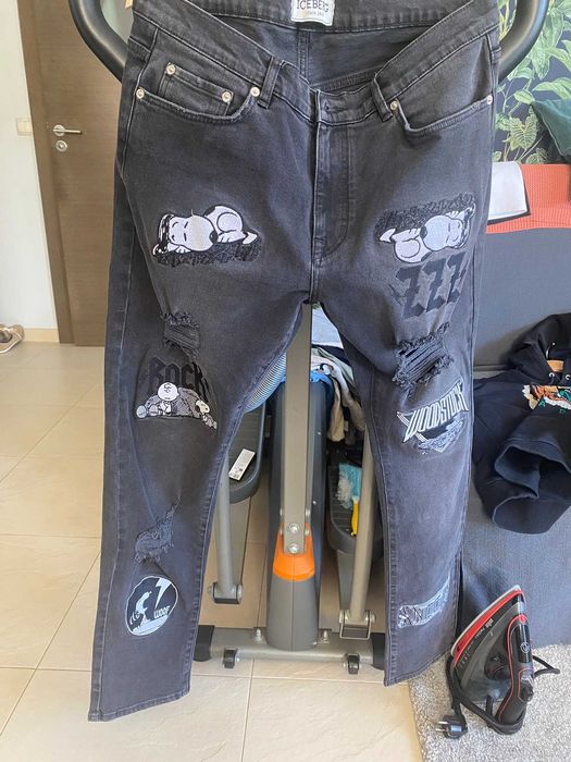 Ciemne spodnie jeans Iceberg rozmiar 36