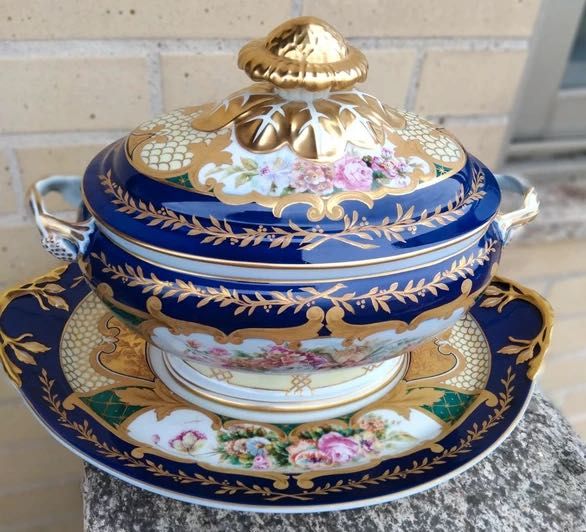 GRANDE Terrina Vista Alegre - Edição limitada