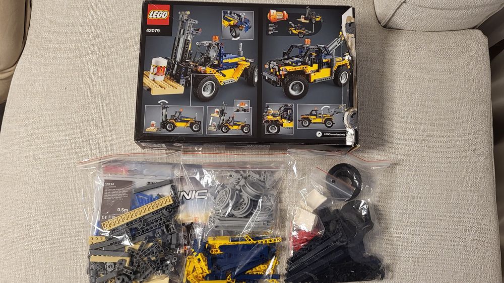 Lego Technic 42079 Wózek widłowy Kompletny