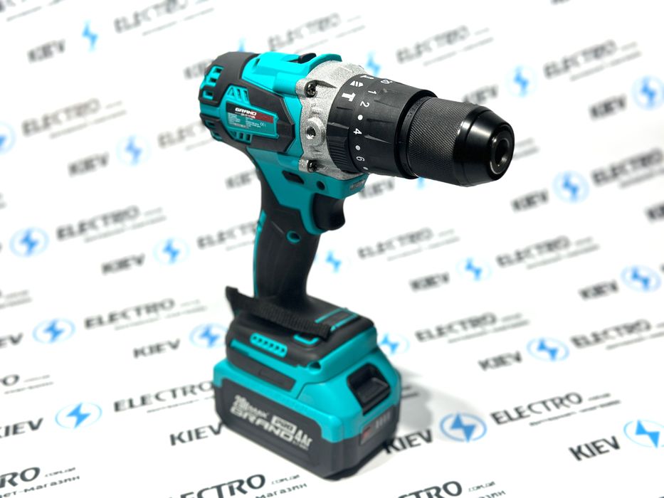 Шуруповерт бесщеточный ударный Grand ДА 20/13UBL 13 патрон (4 ампер)