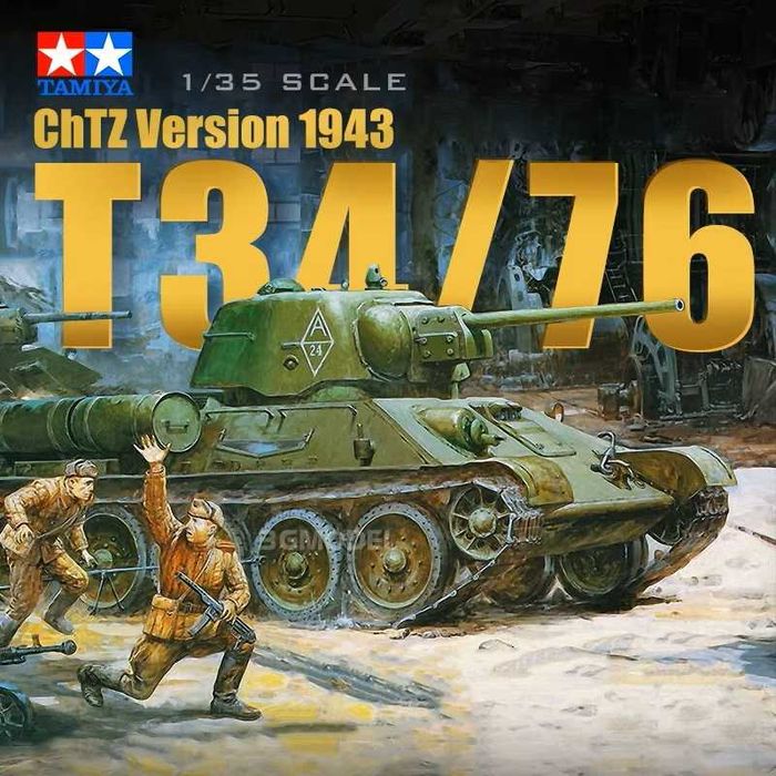 Modelismo, T-34/76 ChTZ , Tamiya escala 1:35