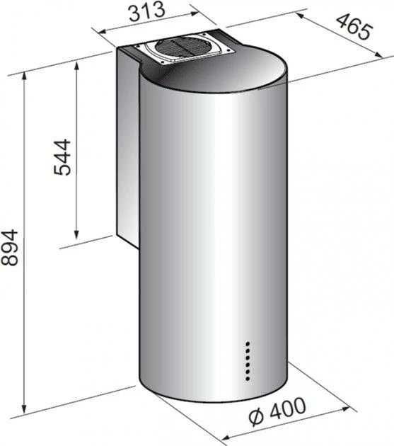 Витяжка Zirtal KD-CL WH     -30%