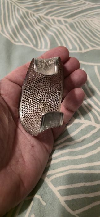 Bracelete finissimo em prata  italiana.