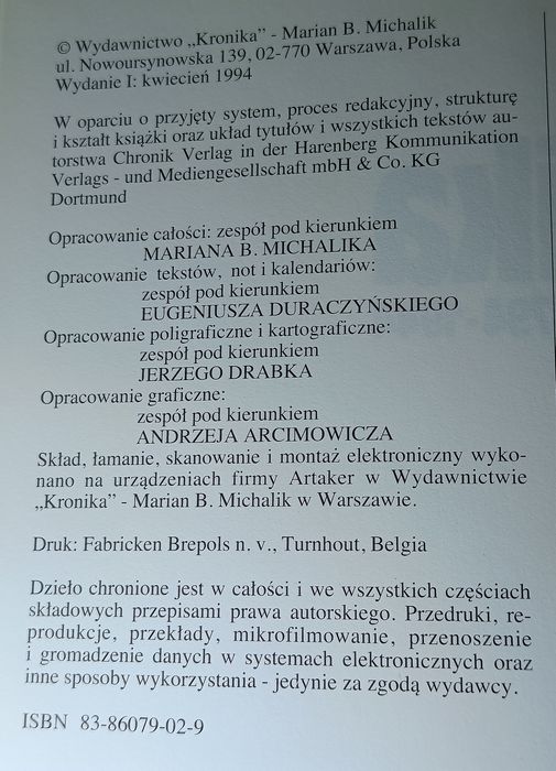 KRONIKA - Powstań Polskich 1794 - Wydawnictwo Kronika