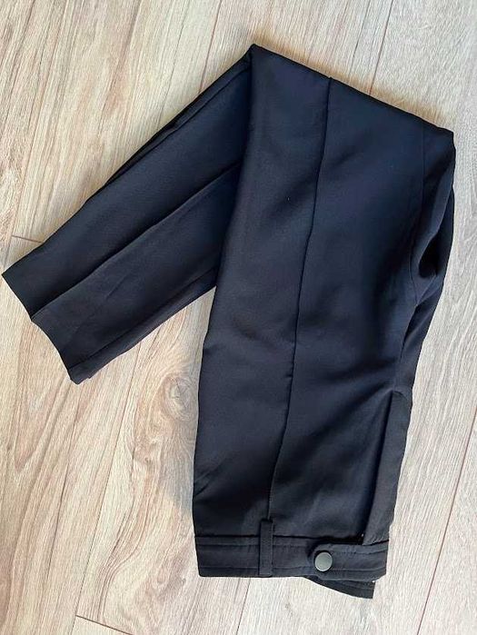 Eleganckie czarne spodnie NOWE z metkami 38/M