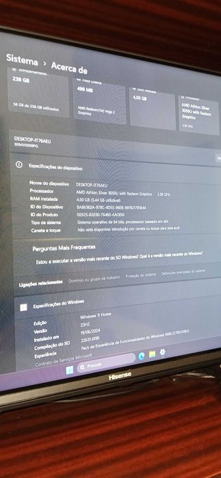 Computador de mesa Lenovo