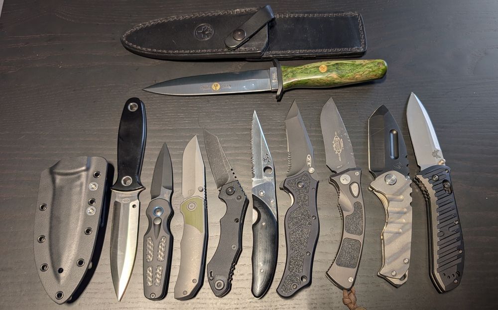 Microtech spyderco zero tolerance Extrema Ratio Benchmade Gerber Boker