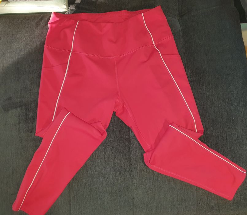 Legginsy wysoki stan kieszenie XL