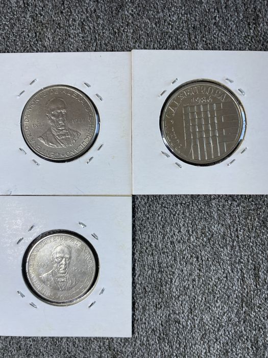 Vendo moedas 25 e 5 escudos comemorativas