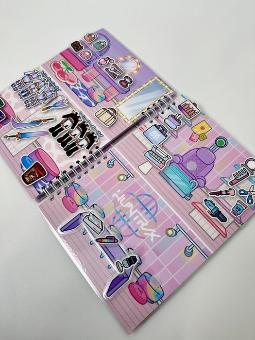 Демон хантер на липучках ліпучках альбом книжка тока бока мисливці