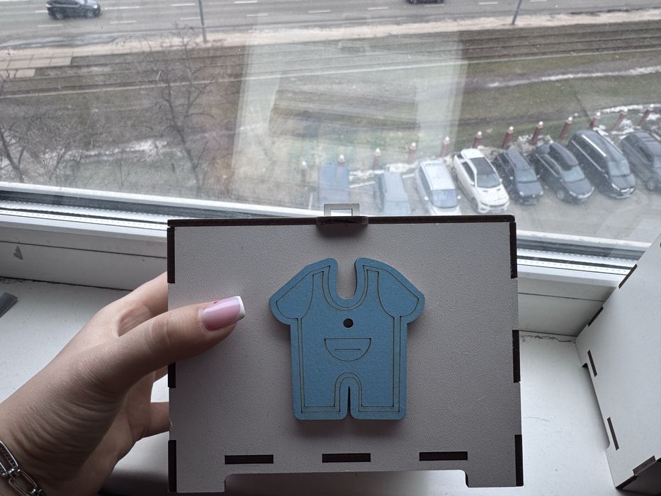 Коробка для для весільного конкурсу хлопчик-дівчинка