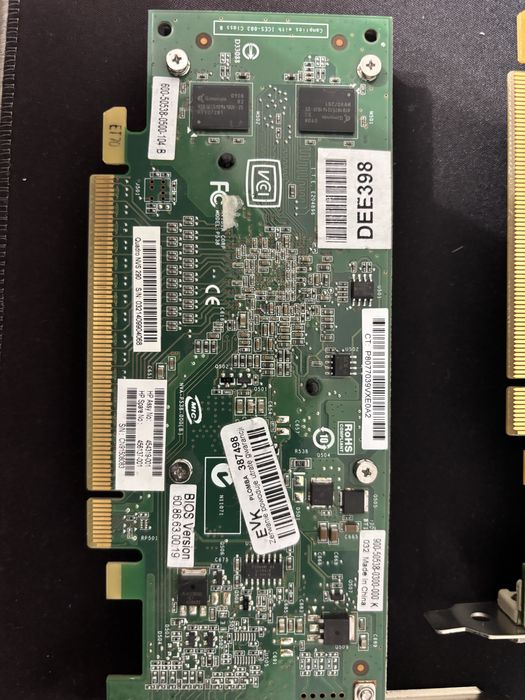 Zestaw 3x NVIDIA Quadro NVS 290 + Kabel na 2 monitory (DMS-59)