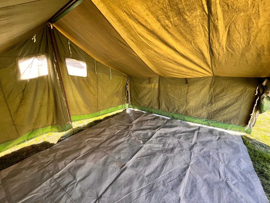 Namiot wojskowy 6 osobowy 3.9 x 2.8 m N6 harcerstwo biwak survival