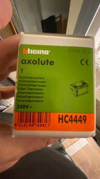 Bticino axolute hc4449 termostato