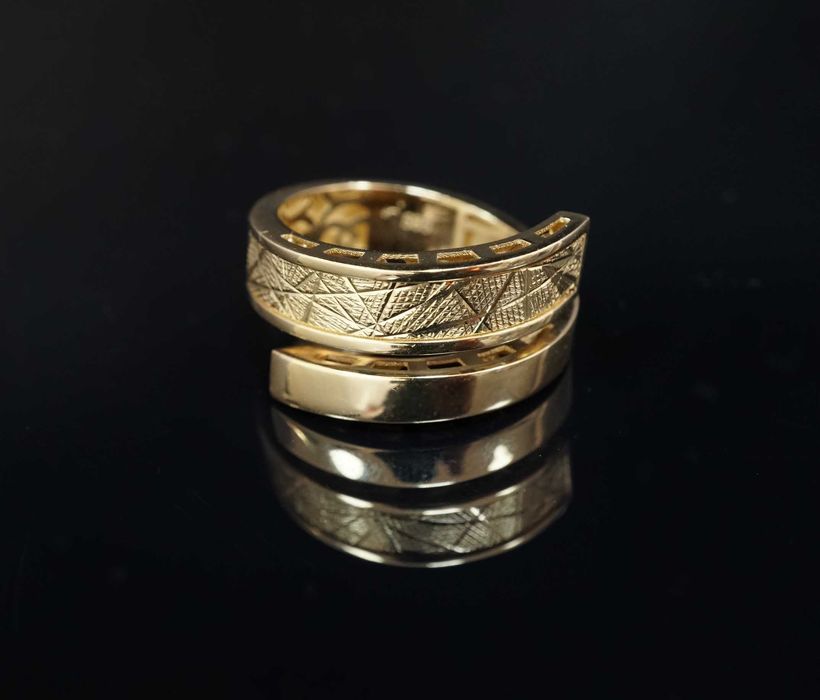 Złoto 585 - złoty pierścionek rozm 18,5