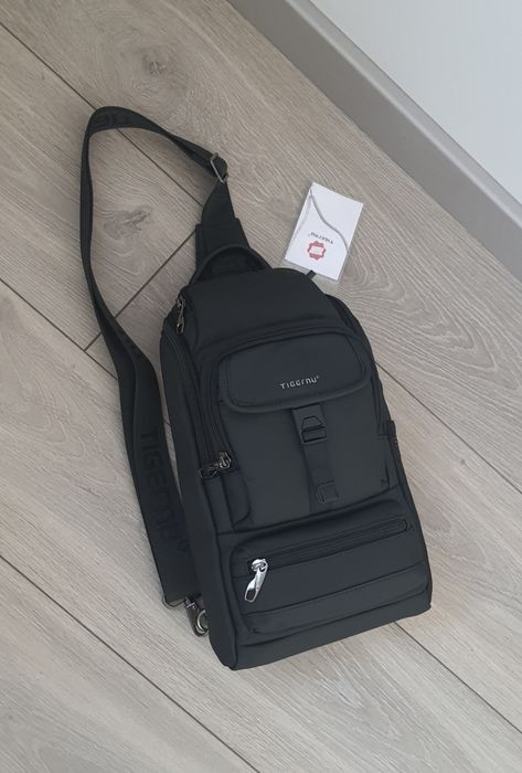 Чоловічий рюкзак мужской tumi bravo сумка tigernu  канвас кожа