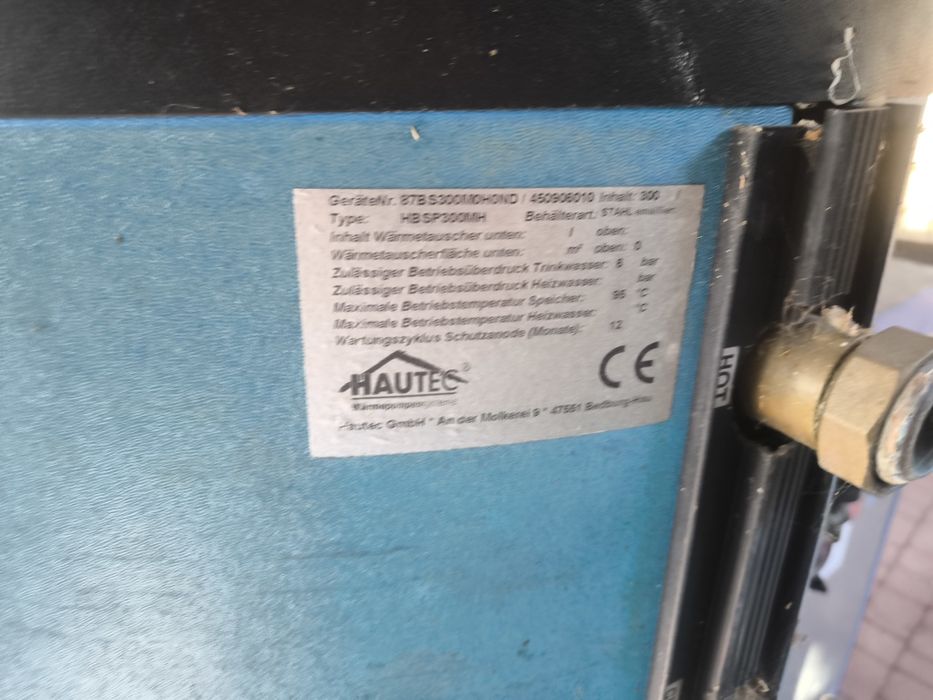 Gruntowa Pompa ciepła HauTec 9kw + bufor 300l